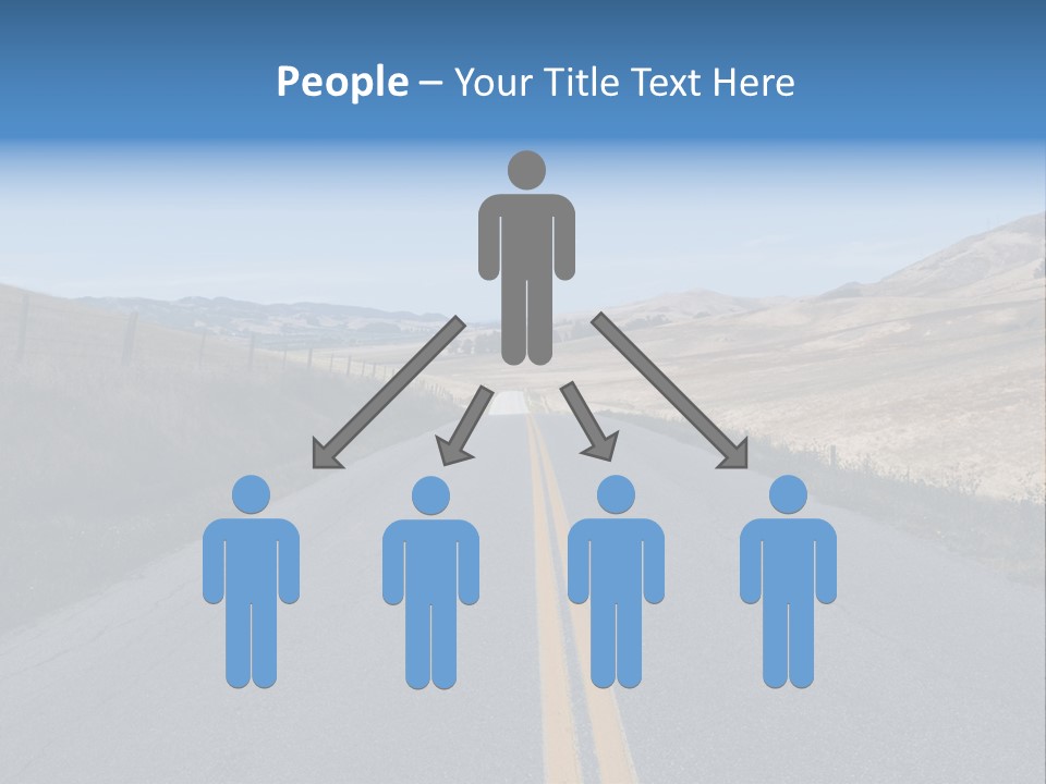 Brown Luis Highway PowerPoint Template