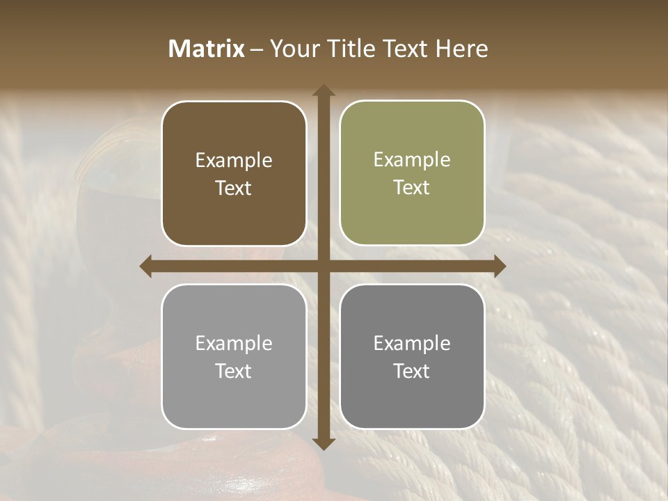 Transport Sea Cable PowerPoint Template