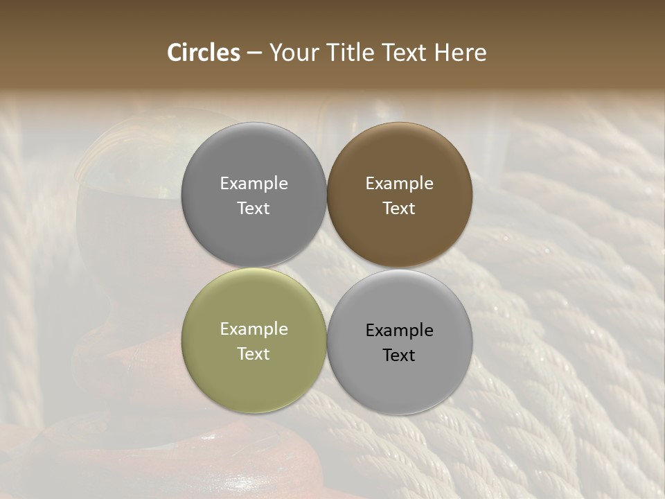 Transport Sea Cable PowerPoint Template