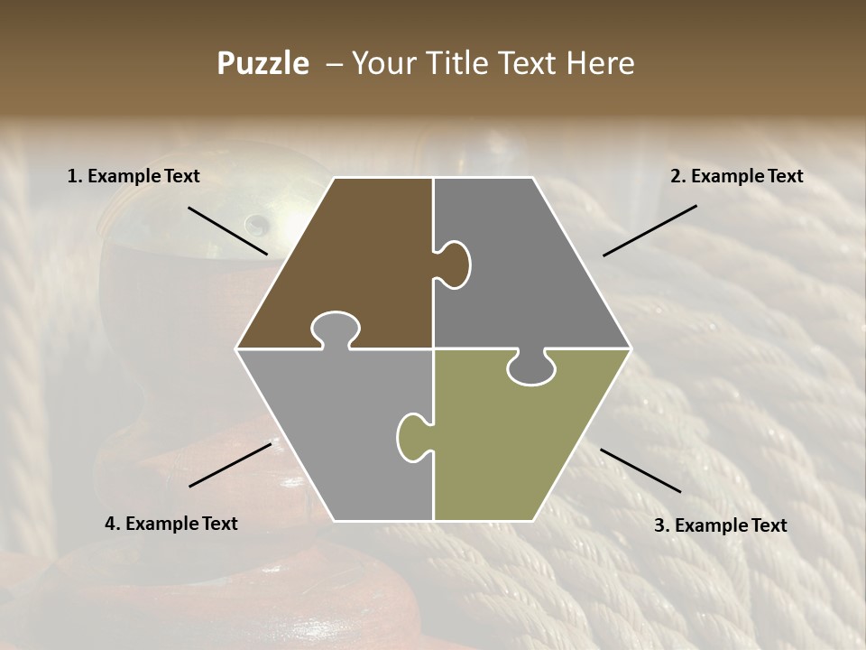 Transport Sea Cable PowerPoint Template