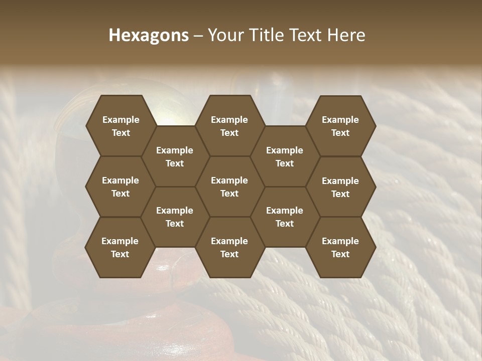 Transport Sea Cable PowerPoint Template