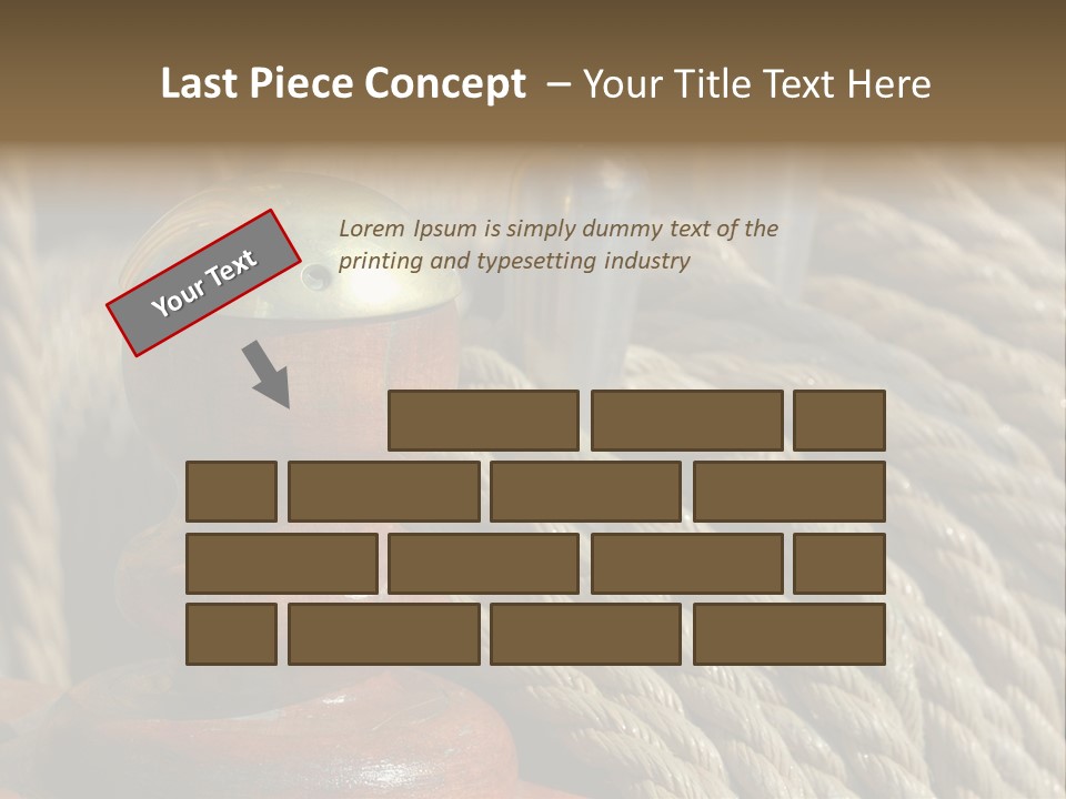 Transport Sea Cable PowerPoint Template