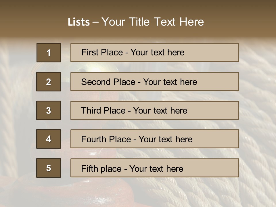 Transport Sea Cable PowerPoint Template