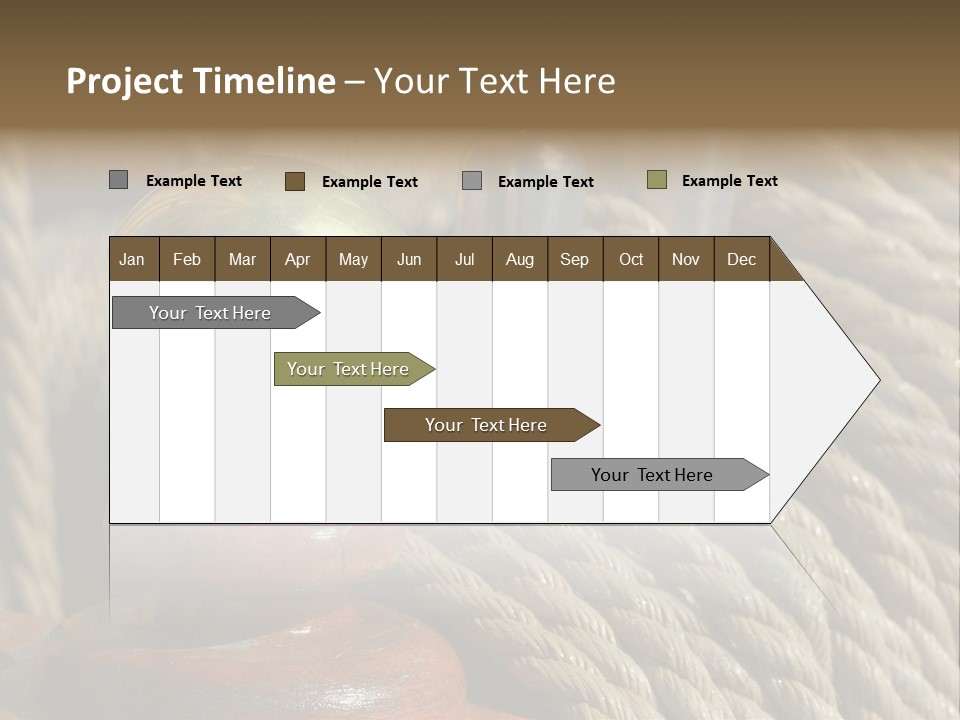 Transport Sea Cable PowerPoint Template