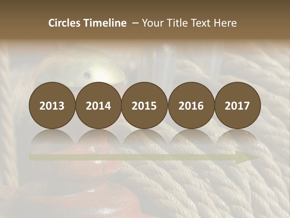 Transport Sea Cable PowerPoint Template