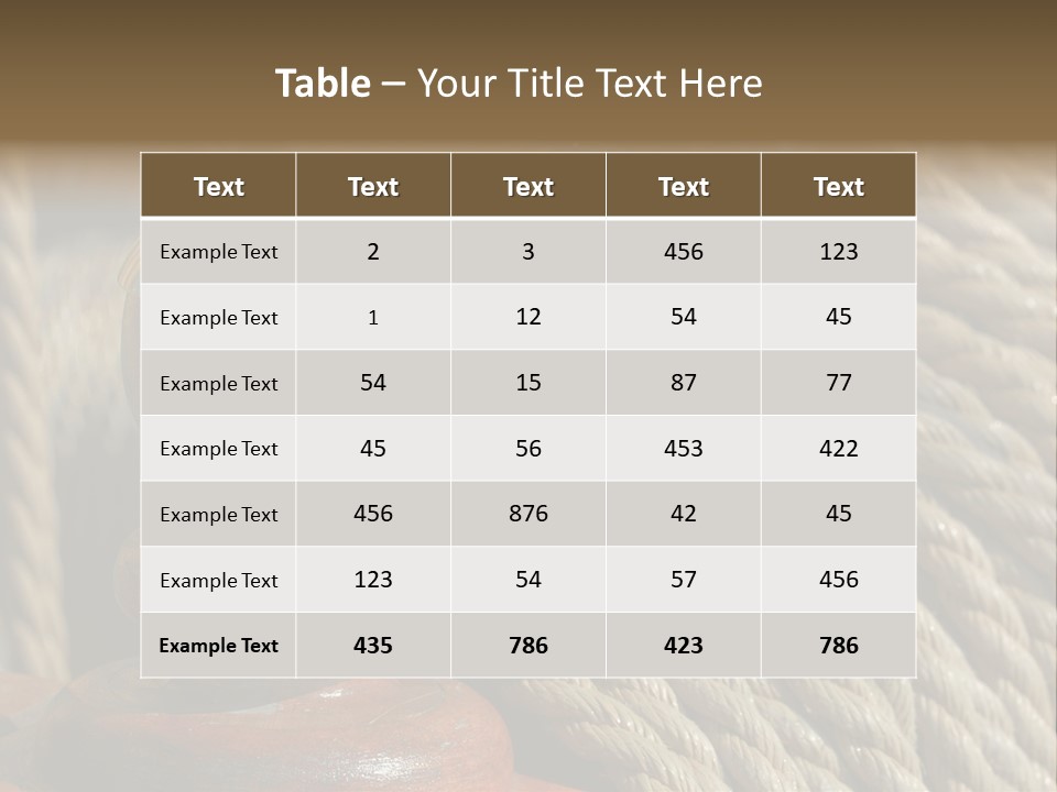 Transport Sea Cable PowerPoint Template