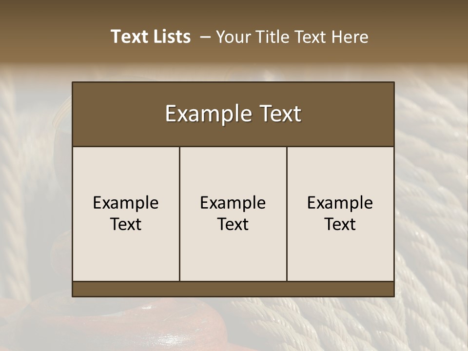 Transport Sea Cable PowerPoint Template