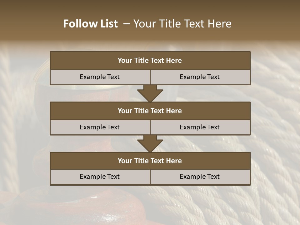Transport Sea Cable PowerPoint Template