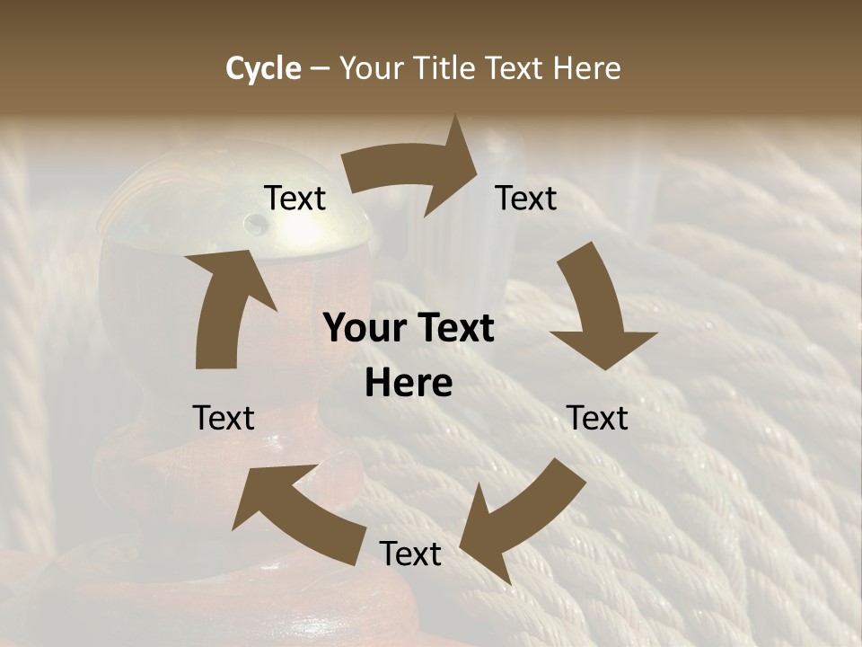 Transport Sea Cable PowerPoint Template