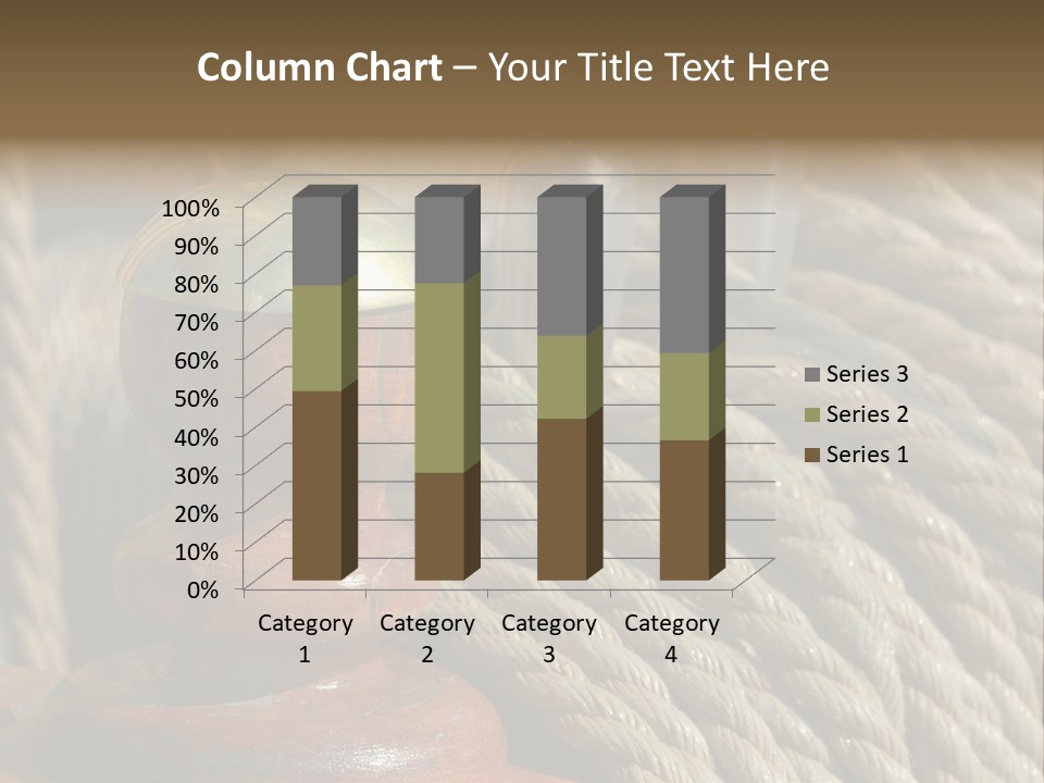 Transport Sea Cable PowerPoint Template