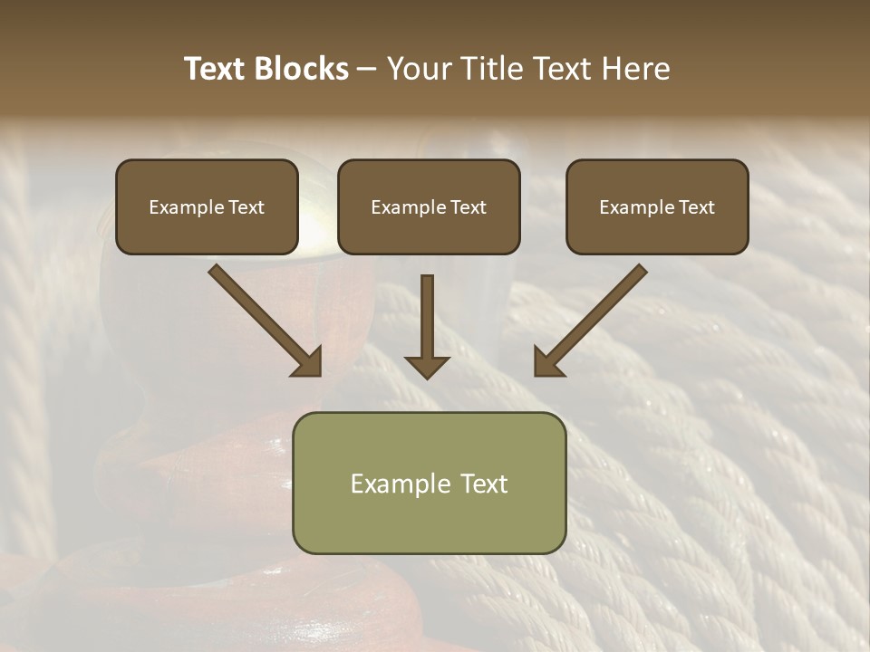 Transport Sea Cable PowerPoint Template