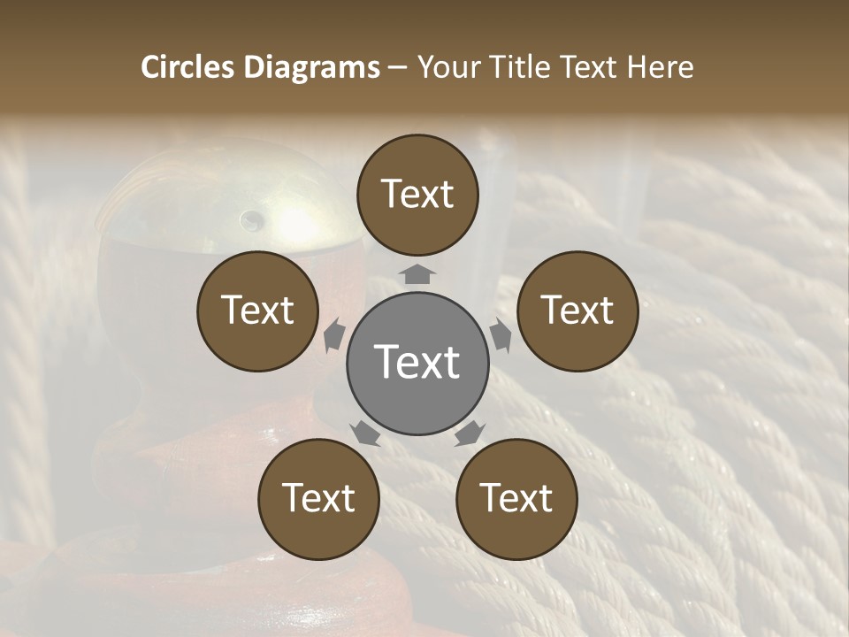 Transport Sea Cable PowerPoint Template