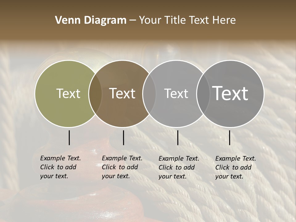 Transport Sea Cable PowerPoint Template
