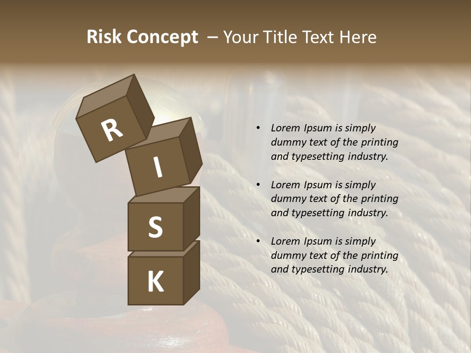 Transport Sea Cable PowerPoint Template