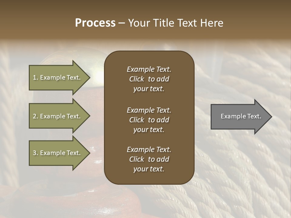 Transport Sea Cable PowerPoint Template