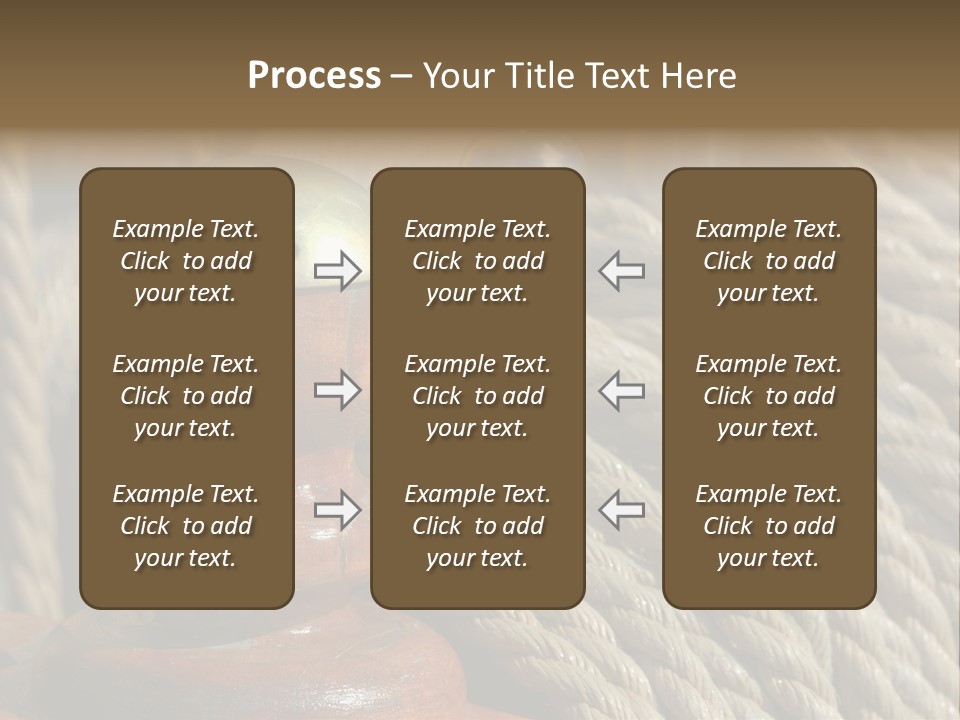 Transport Sea Cable PowerPoint Template