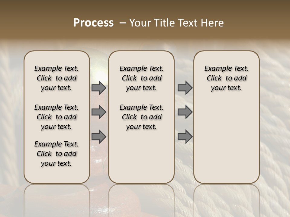 Transport Sea Cable PowerPoint Template