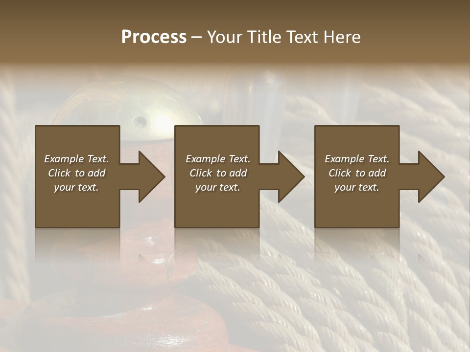 Transport Sea Cable PowerPoint Template