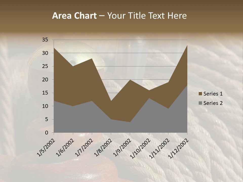 Transport Sea Cable PowerPoint Template