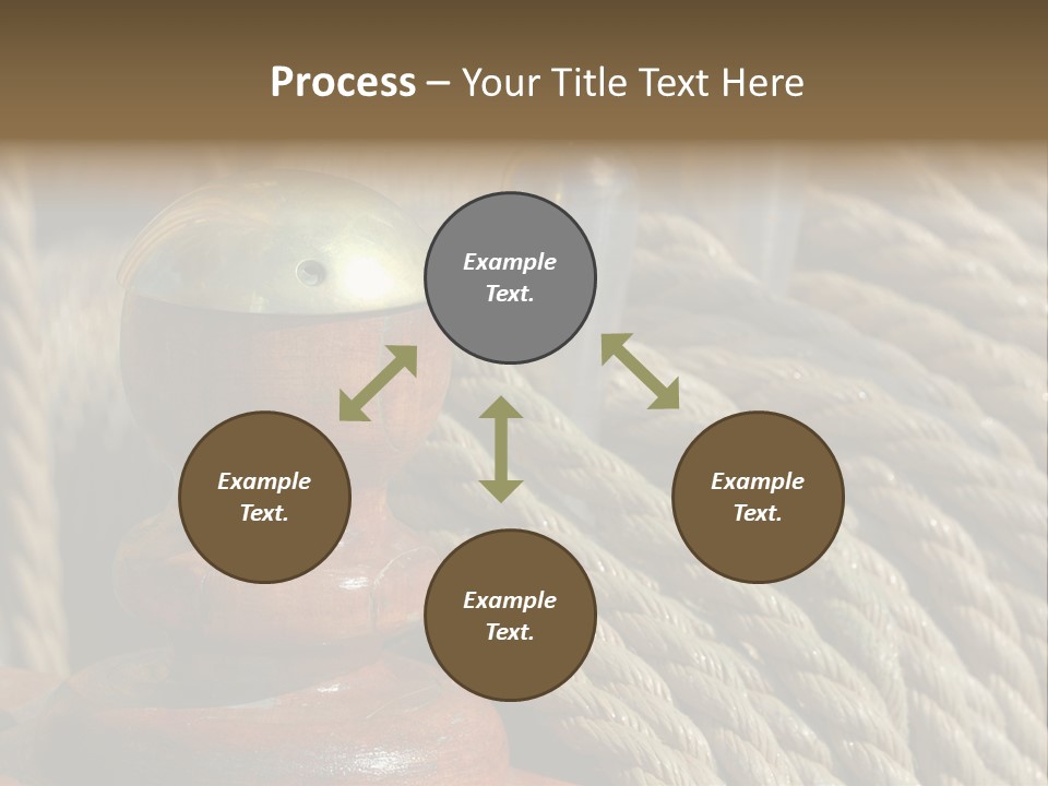 Transport Sea Cable PowerPoint Template