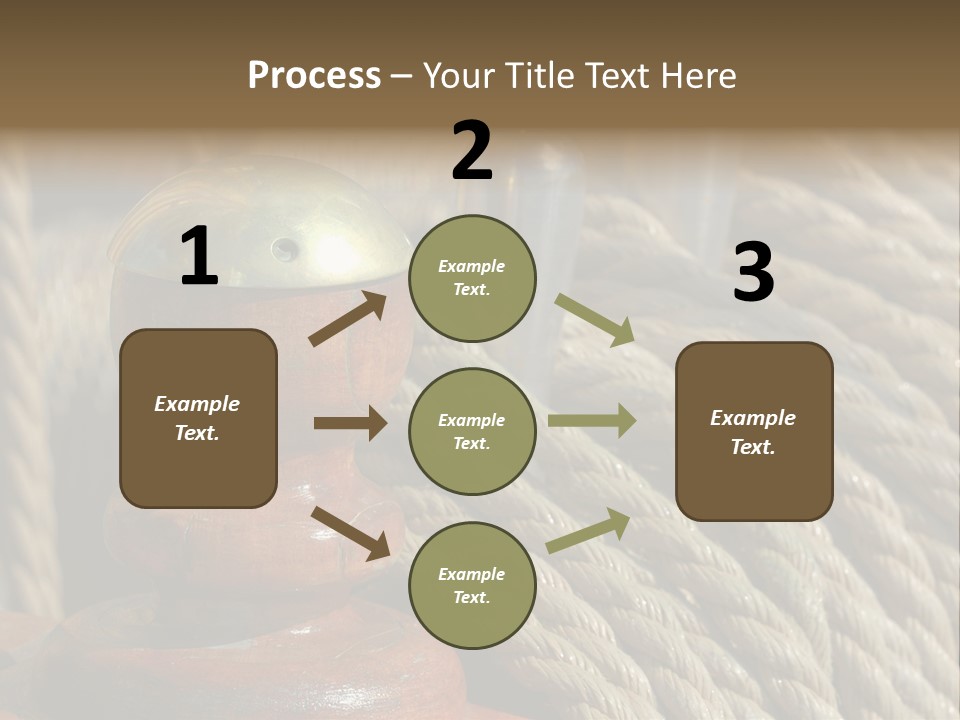 Transport Sea Cable PowerPoint Template
