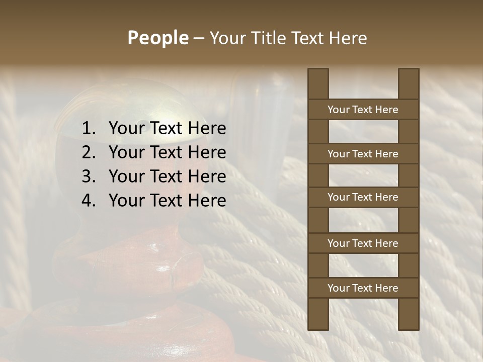 Transport Sea Cable PowerPoint Template
