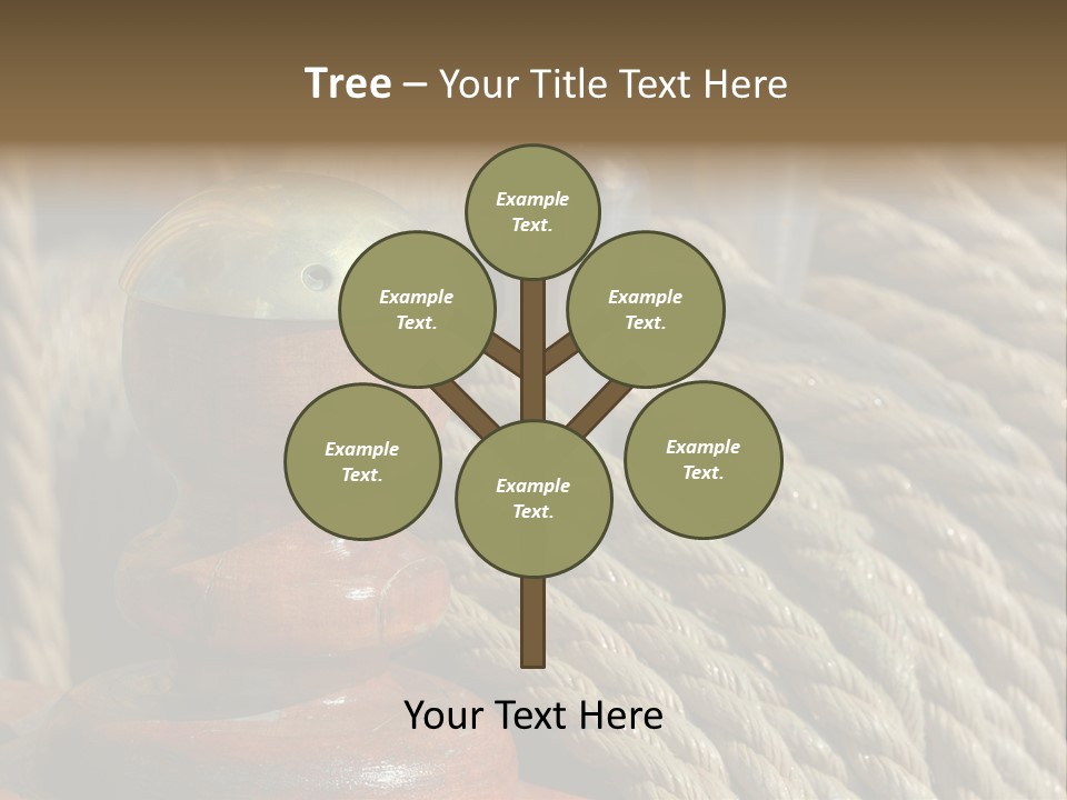Transport Sea Cable PowerPoint Template