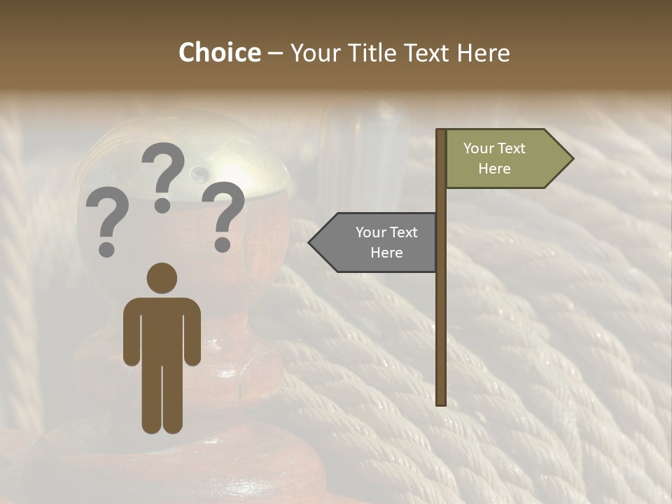 Transport Sea Cable PowerPoint Template