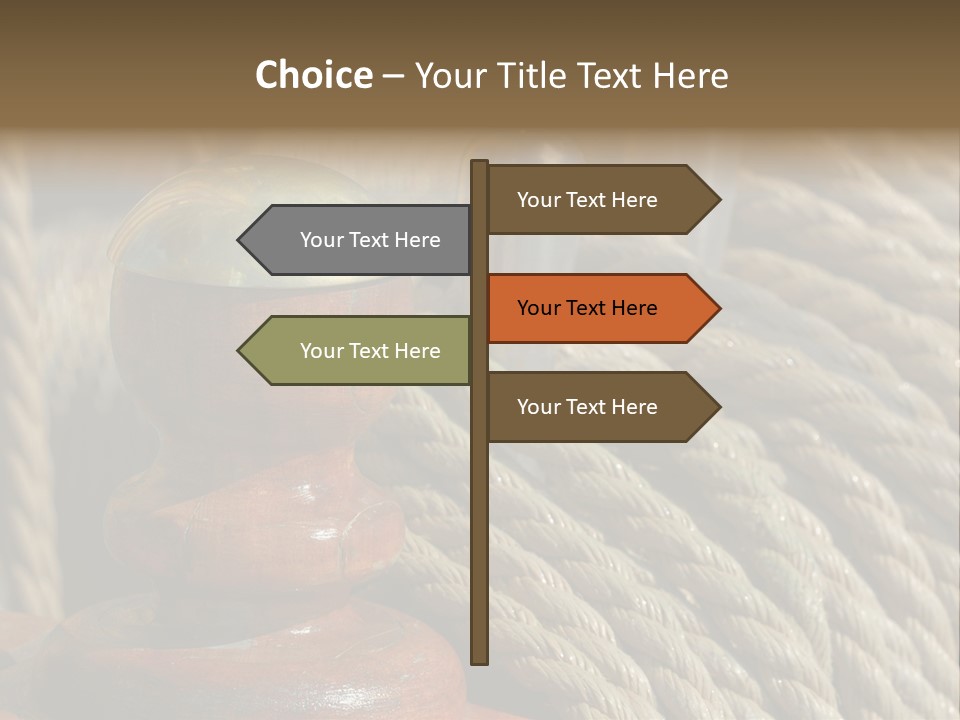 Transport Sea Cable PowerPoint Template