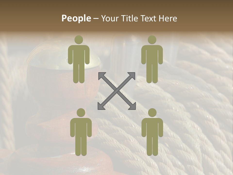 Transport Sea Cable PowerPoint Template