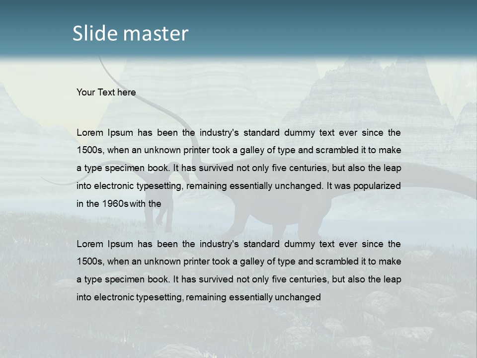 Animal Paleo Grand PowerPoint Template