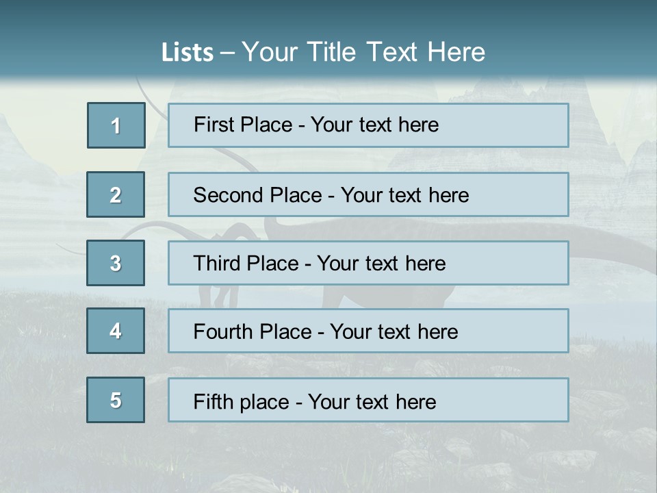 Animal Paleo Grand PowerPoint Template