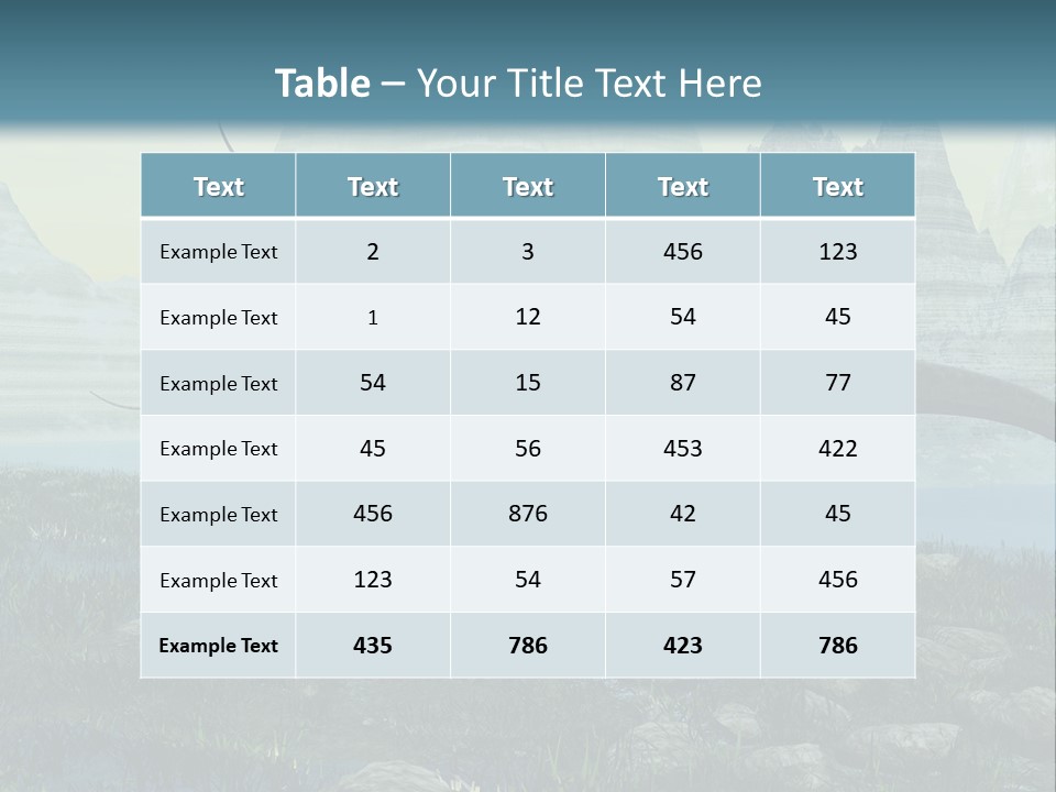 Animal Paleo Grand PowerPoint Template