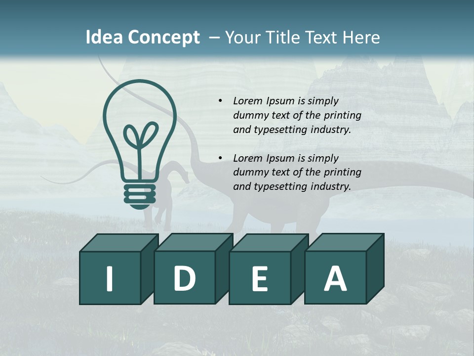 Animal Paleo Grand PowerPoint Template