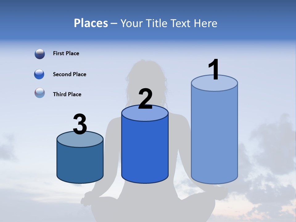 Karibik Sky Female PowerPoint Template