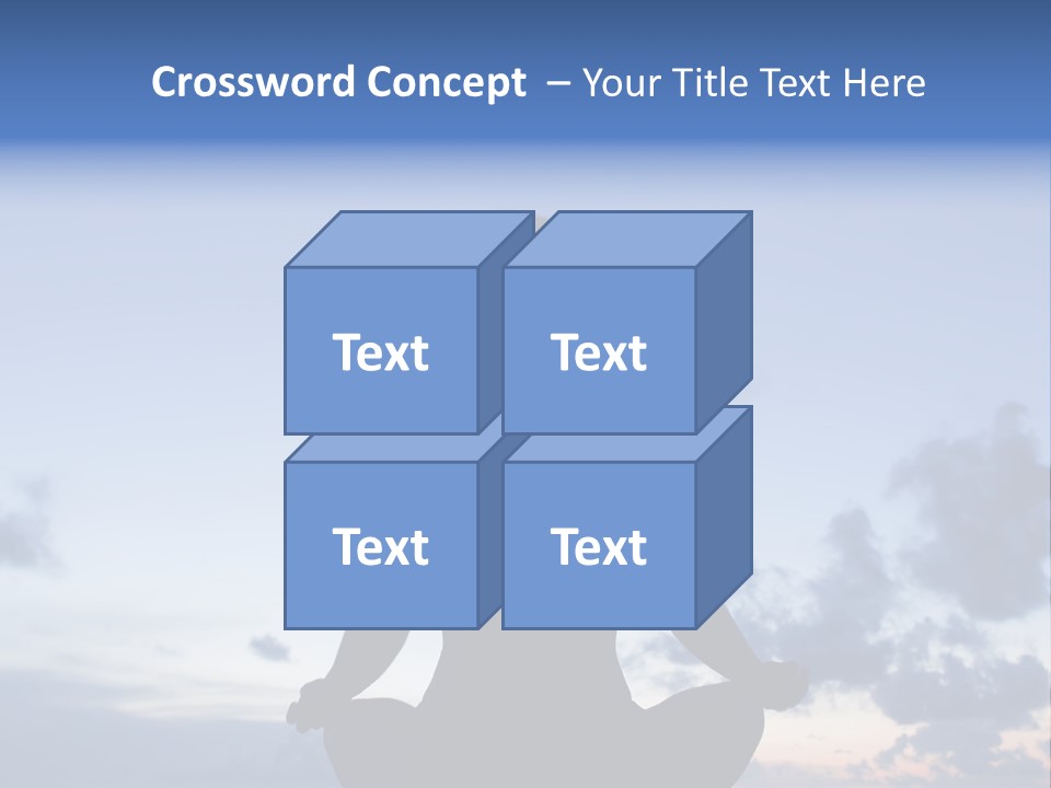 Karibik Sky Female PowerPoint Template