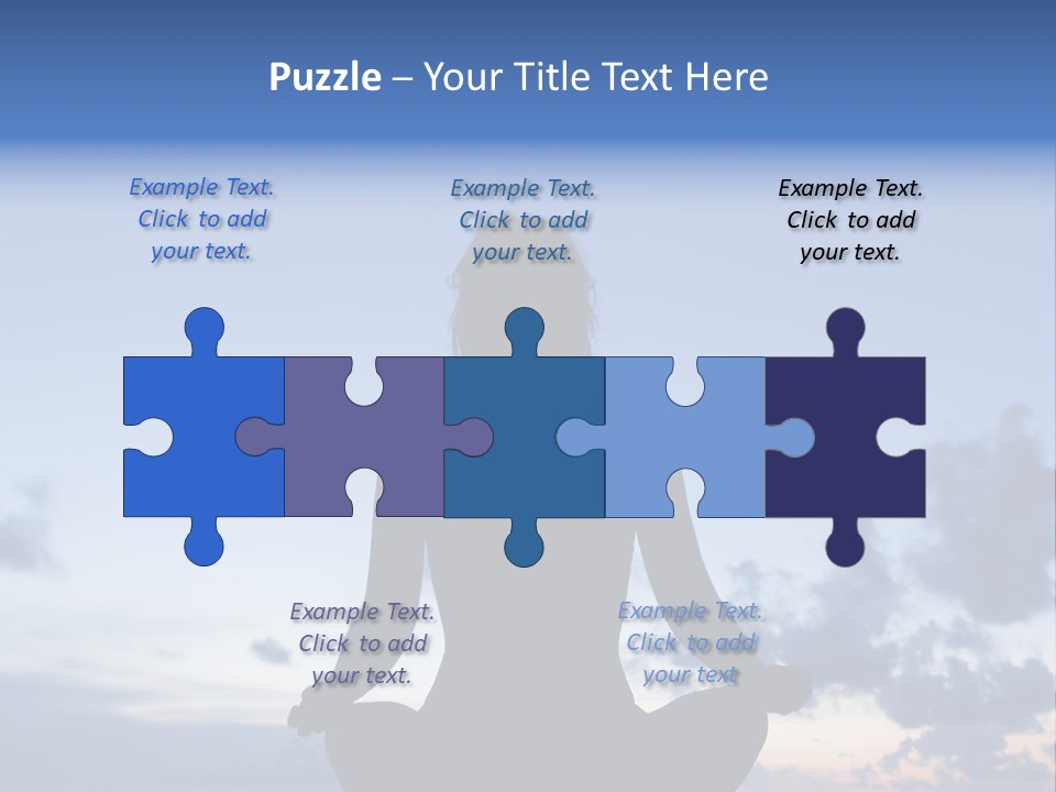 Karibik Sky Female PowerPoint Template