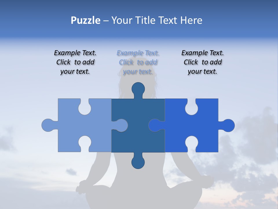 Karibik Sky Female PowerPoint Template