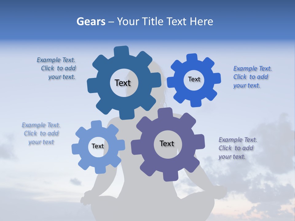 Karibik Sky Female PowerPoint Template