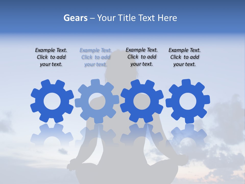 Karibik Sky Female PowerPoint Template