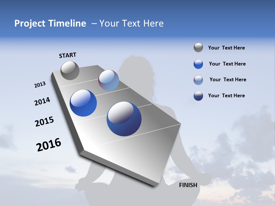 Karibik Sky Female PowerPoint Template
