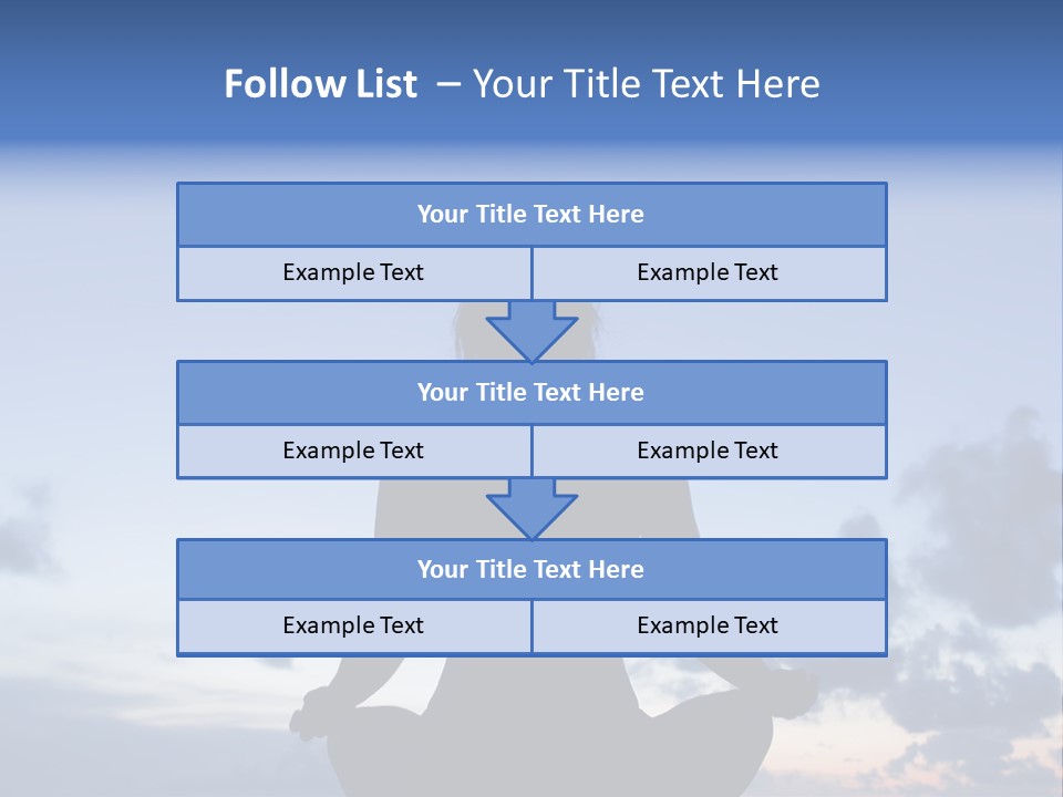 Karibik Sky Female PowerPoint Template