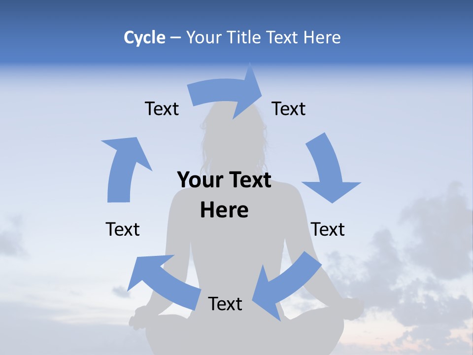 Karibik Sky Female PowerPoint Template