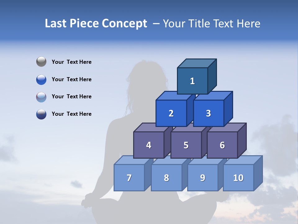 Karibik Sky Female PowerPoint Template