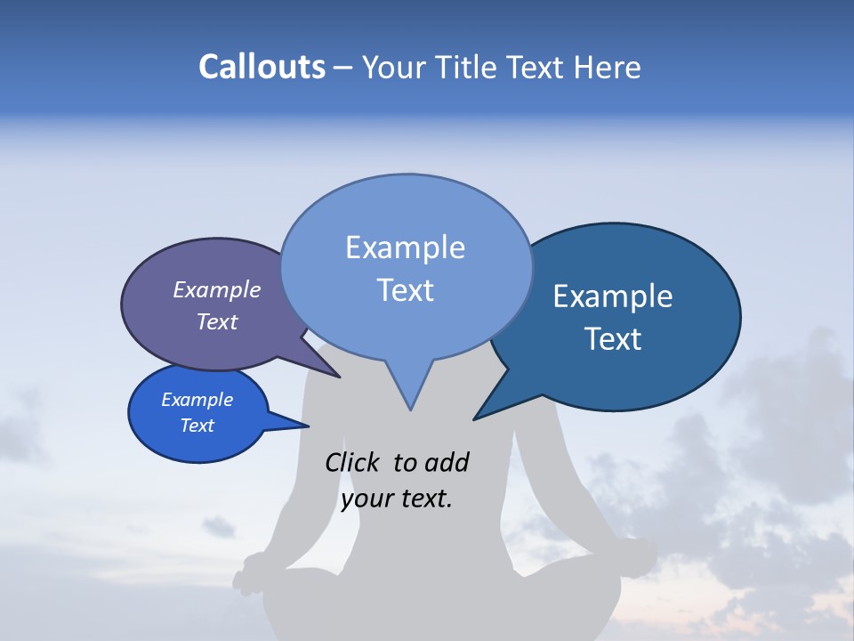 Karibik Sky Female PowerPoint Template