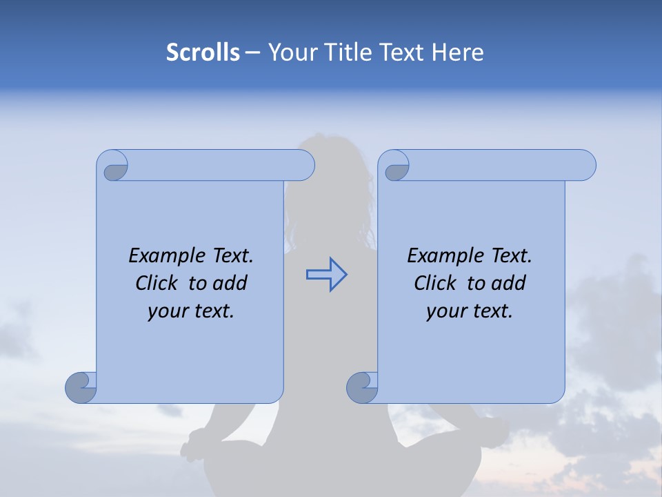 Karibik Sky Female PowerPoint Template