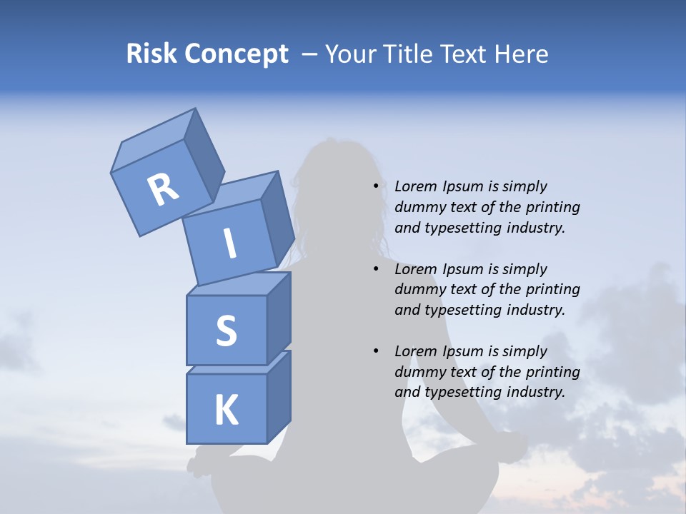 Karibik Sky Female PowerPoint Template