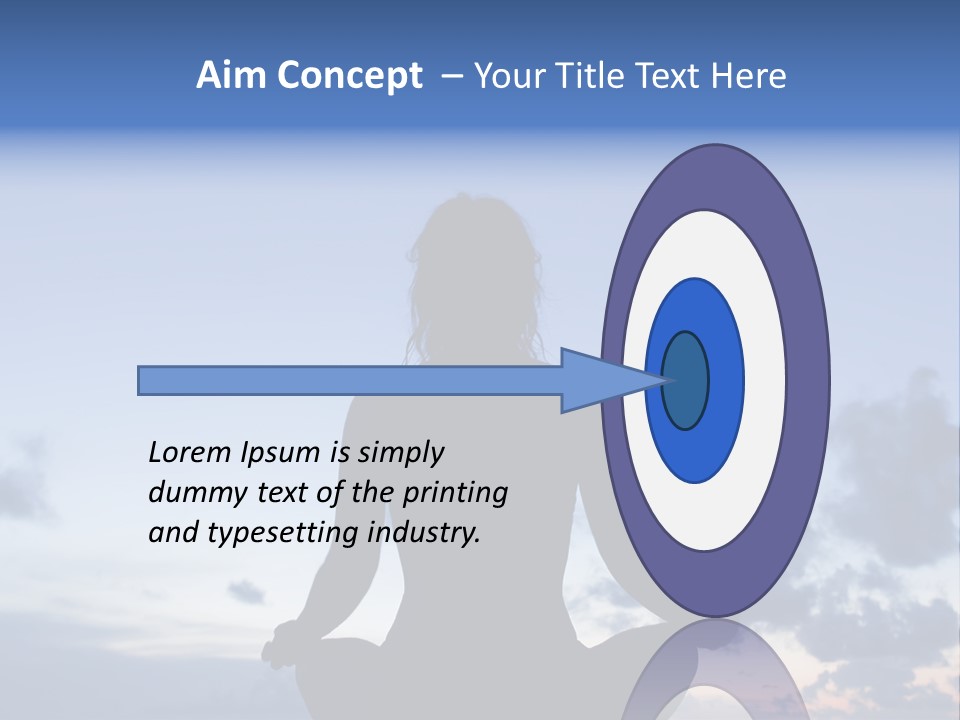 Karibik Sky Female PowerPoint Template