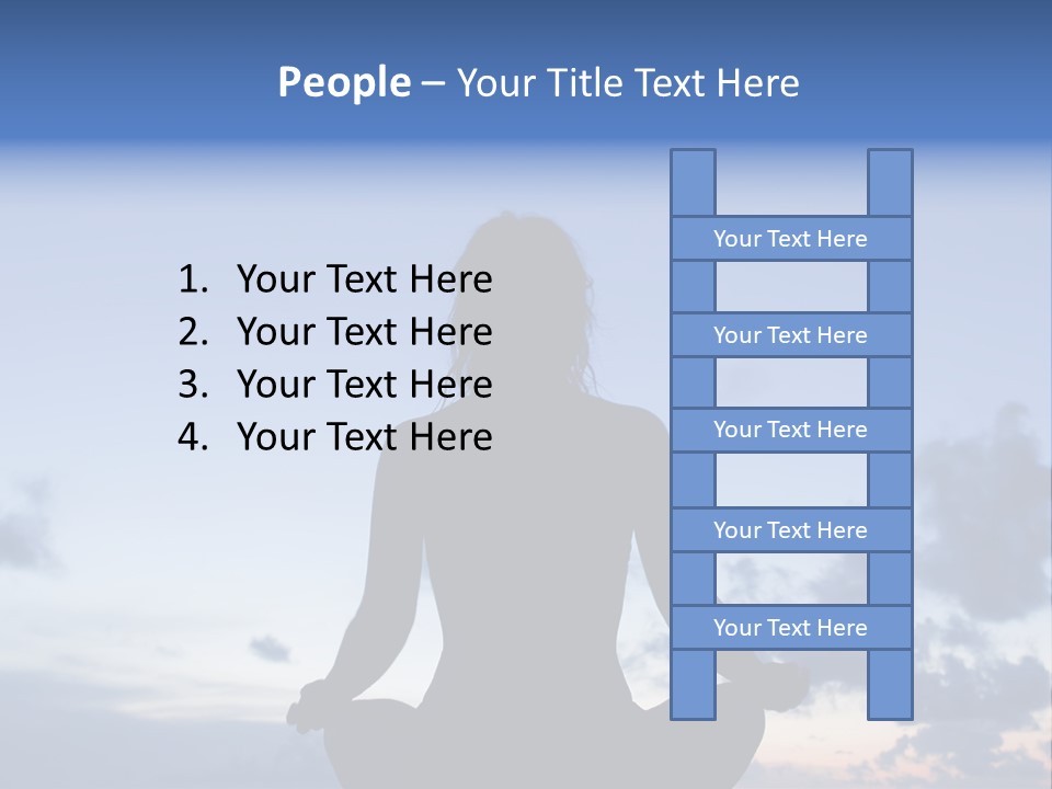 Karibik Sky Female PowerPoint Template