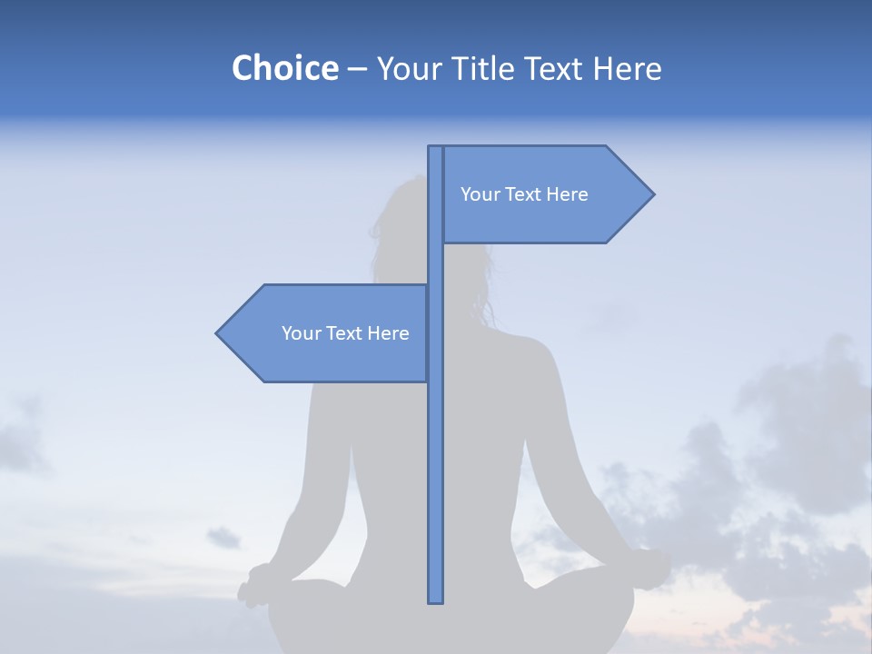 Karibik Sky Female PowerPoint Template